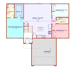 The Windsor IIs - Main Level Plan